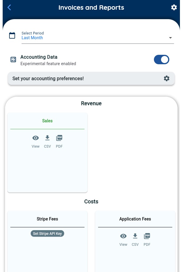 accounting data