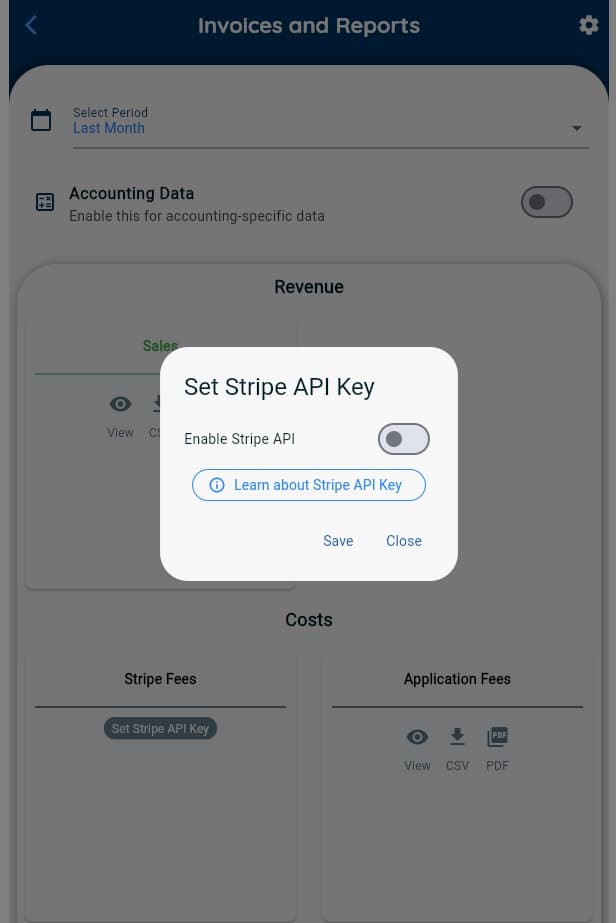 Stripe API Key