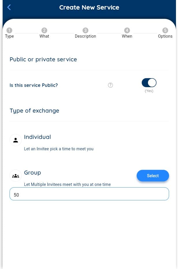 Type of Exchange