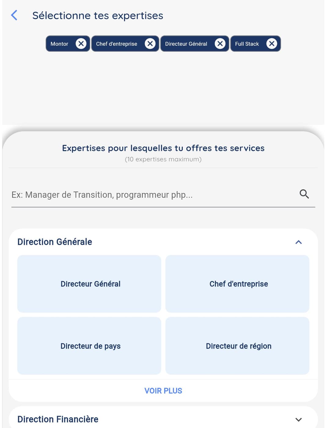 Profile expertises