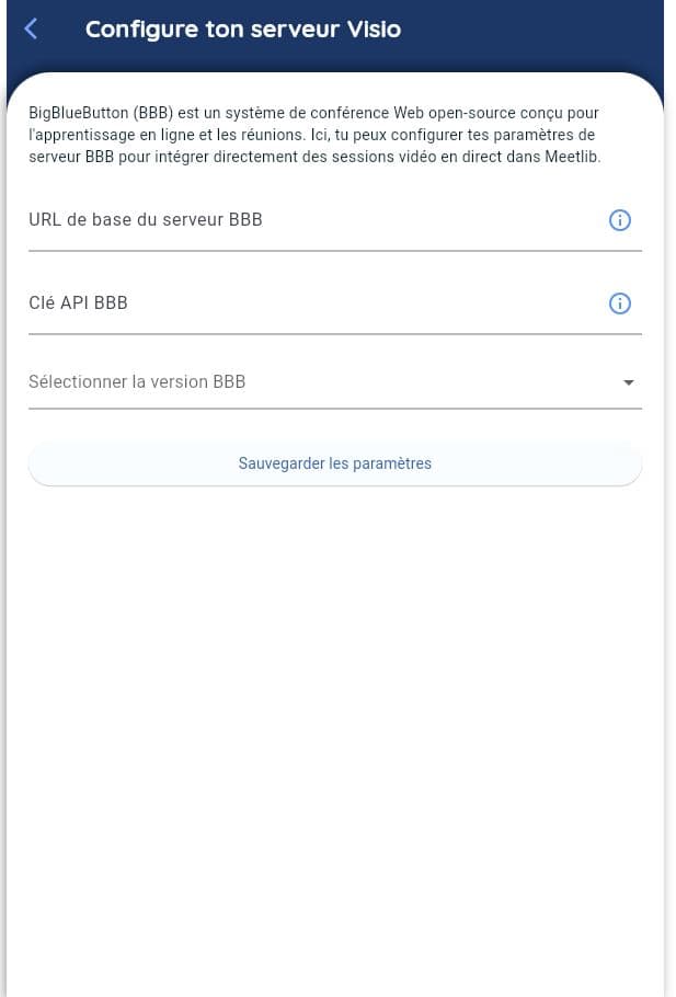 Détails du Service dans une langue